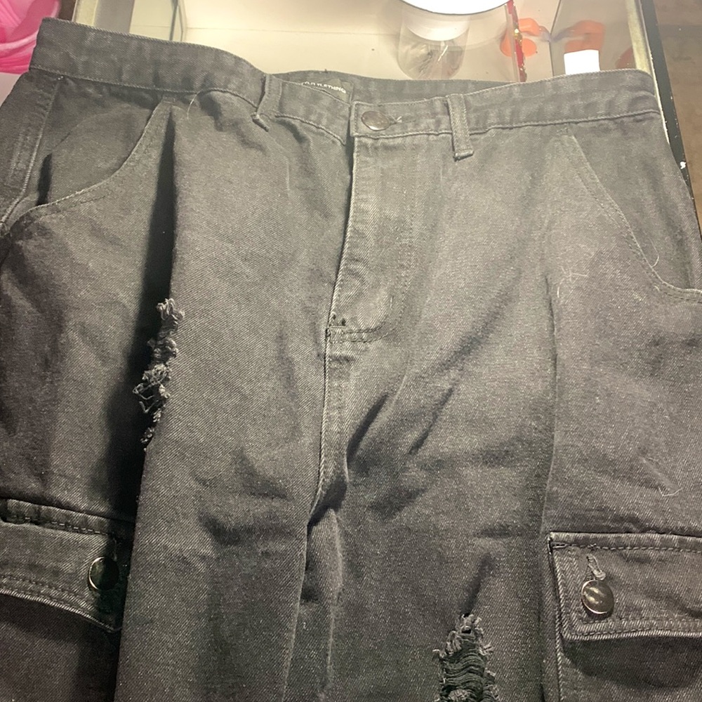 Black Cargo Pants